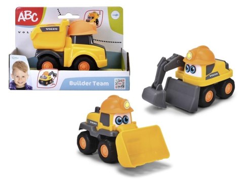 ABC Volvo Pojazd budowlany 3 rodzaje 12cm ABC Volvo Pojazd budowlany 3 rodzaje 12cm