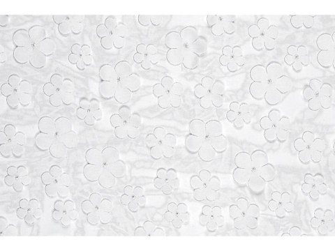 Bieżnik Kwiaty biały 26x500cm Bieżnik Kwiaty biały 26x500cm