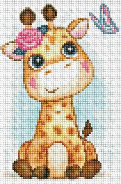 Diamentowa mozaika - Pierwszy znajomy 20x30cm Diamentowa mozaika - Pierwszy znajomy 20x30cm