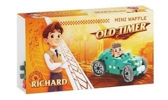 Mini Waffle 50el Cars: Teal Old Timer Mini Waffle 50el Cars: Teal Old Timer