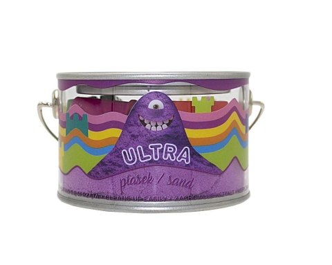 Ultra Piasek 200g fioletowy + 5 foremek Zamek Ultra Piasek 200g fioletowy + 5 foremek Zamek