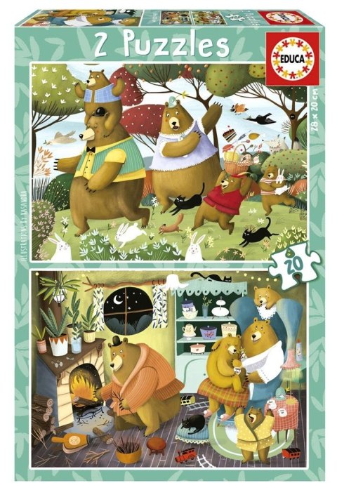 Puzzle 2x20 Leśne opowieści Puzzle 2x20 Leśne opowieści