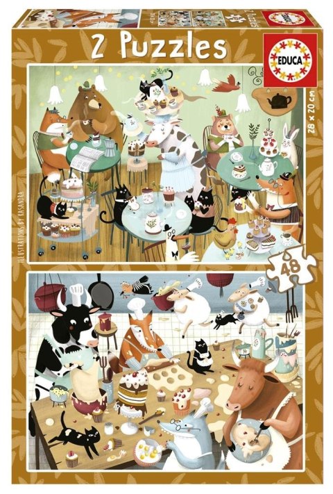 Puzzle 2x48 Leśne opowieści Puzzle 2x48 Leśne opowieści