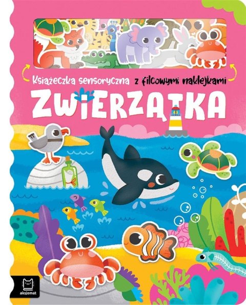 Zwierzątka. Książeczka sensoryczna z filcowymi... Zwierzątka. Książeczka sensoryczna z filcowymi...