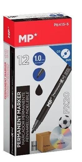 Marker do płyt CD 1.0mm czarny (12szt)