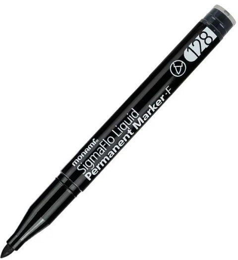 Marker permanentny SigmaFlo czarny (12szt) MONAMI Marker permanentny SigmaFlo czarny (12szt) MONAMI