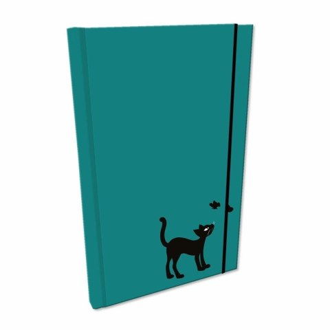Notes A5 z gumką gładki Soft Touch Kot morski Notes A5 z gumką gładki Soft Touch Kot morski