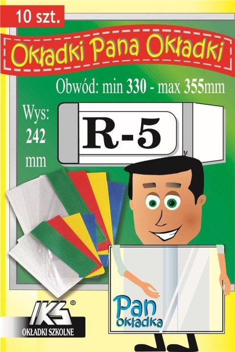 Okładka książkowa regulowana R-5 (10szt) IKS Okładka książkowa regulowana R-5 (10szt) IKS