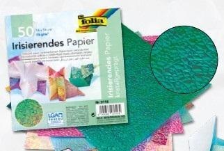 Papier opalizujący kryształy 14x14cm 50szt Papier opalizujący kryształy 14x14cm 50szt