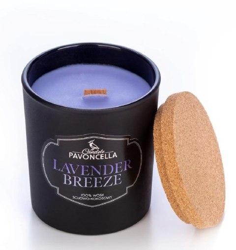 Świeczka sojowa Lavender Breeze czarna 135g Świeczka sojowa Lavender Breeze czarna 135g