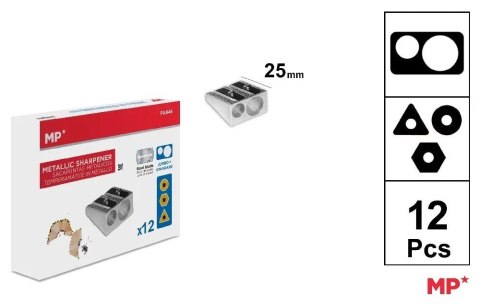 Temperówka z podwójnym otworem (12szt) Temperówka z podwójnym otworem (12szt)