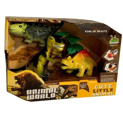 Zestaw dinozaurów 3 figurki Zestaw dinozaurów 3 figurki