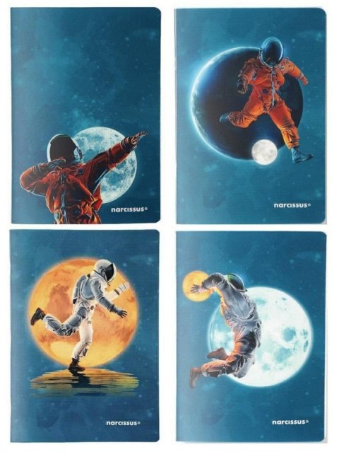 Zeszyt A4/32K linia kolor PP Cosmo (4szt) Zeszyt A4/32K linia kolor PP Cosmo (4szt)