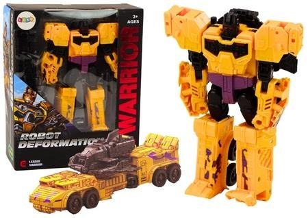 Auto-Robot z bronią 2w1 transformacja żólty Auto-Robot z bronią 2w1 transformacja żólty