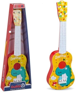 Gitara z dinozaurem