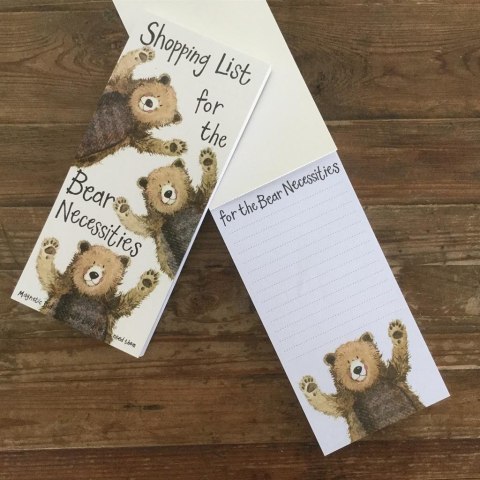 Lista zakupów z magnesem MNP03 Bear hugs Lista zakupów z magnesem MNP03 Bear hugs