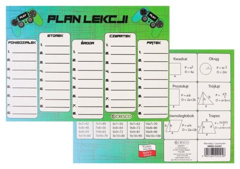 Plan lekcji A5 Pad (25szt) Plan lekcji A5 Pad (25szt)