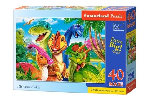 Puzzle 40 Dinosaurs Selfie CASTOR Puzzle 40 Dinosaurs Selfie CASTOR