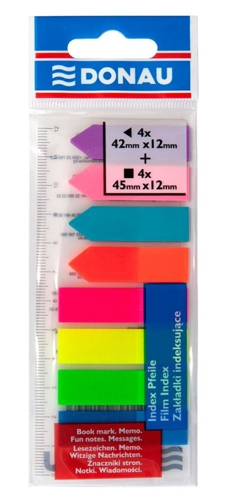 Zakładki indeksujące PP 12x45mm/12x42mm Zakładki indeksujące PP 12x45mm/12x42mm