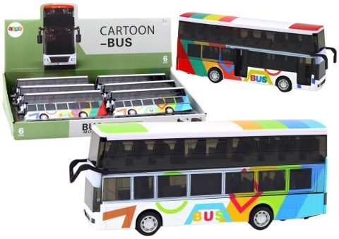 Autobus piętrowy z napędem światło dźwięk MIX Autobus piętrowy z napędem światło dźwięk MIX