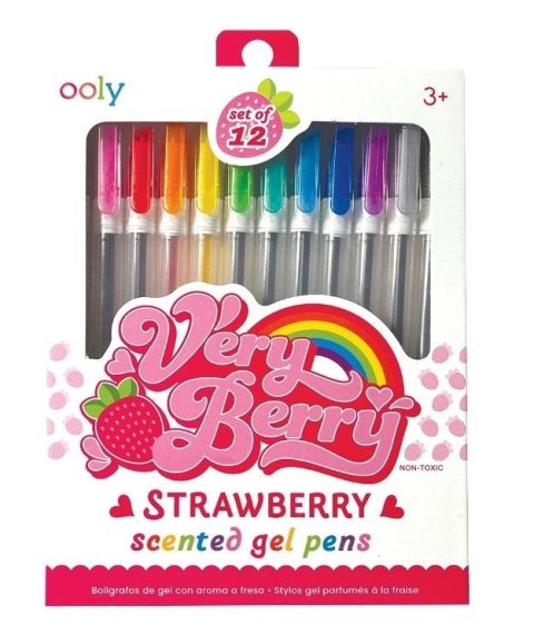 Długopisy żelowe pachnące Very Berry 12szt Długopisy żelowe pachnące Very Berry 12szt