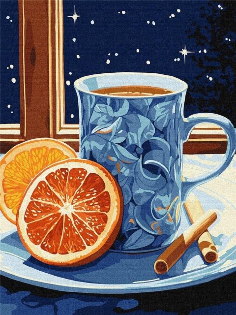 Malowanie po numerach- Pachnąca kombinacja 30x30cm Malowanie po numerach- Pachnąca kombinacja 30x30cm