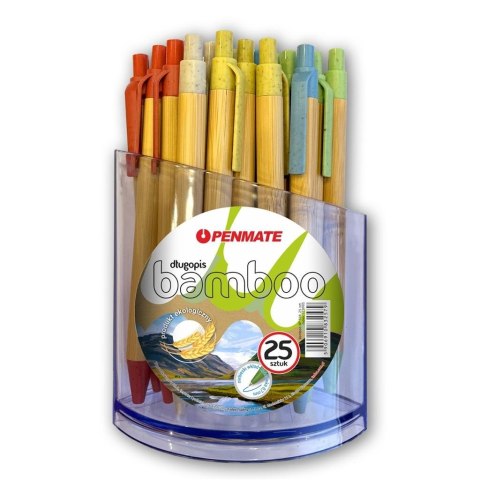 Długopis Bamboo BP-104 mix (25szt) PENMATE Długopis Bamboo BP-104 mix (25szt) PENMATE