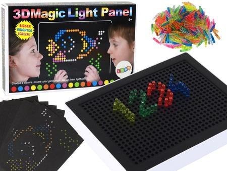 Magiczna tablica edu 3D podświetlana układanka Magiczna tablica edu 3D podświetlana układanka