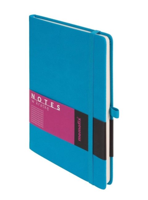 Notes Memofix A5 kratka turkusowy Notes Memofix A5 kratka turkusowy