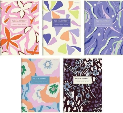 Zeszyt A5/60K linia Floradelic (10szt) TOP2000 Zeszyt A5/60K linia Floradelic (10szt) TOP2000