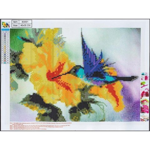Diamentowa mozaika 5D - Bird 30x40 80891 Diamentowa mozaika 5D - Bird 30x40 80891