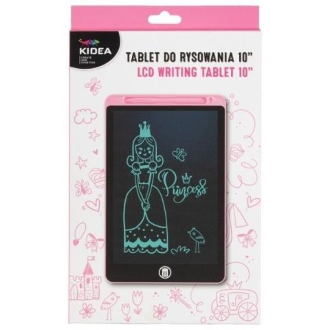 Tablet do rysowania 10C różowy KIDEA Tablet do rysowania 10C różowy KIDEA