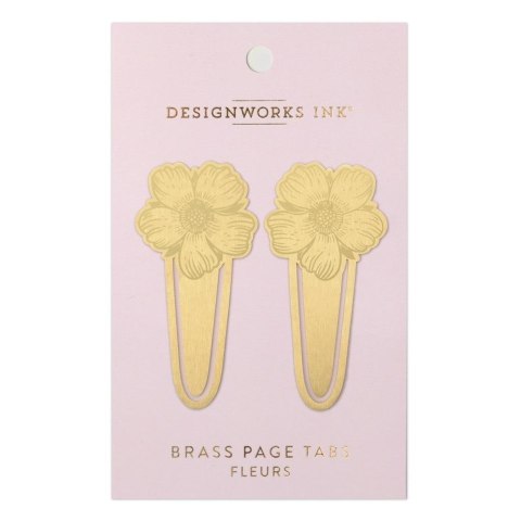 Zakładki do książek metalowe Fleurs 2szt Zakładki do książek metalowe Fleurs 2szt