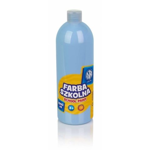 Farba szkolna błękitna 1000ml ASTRA Farba szkolna błękitna 1000ml ASTRA