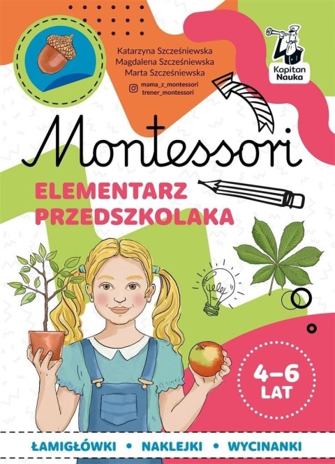 Kapitan Nauka Montessori Elementarz przedszkolaka Kapitan Nauka Montessori Elementarz przedszkolaka