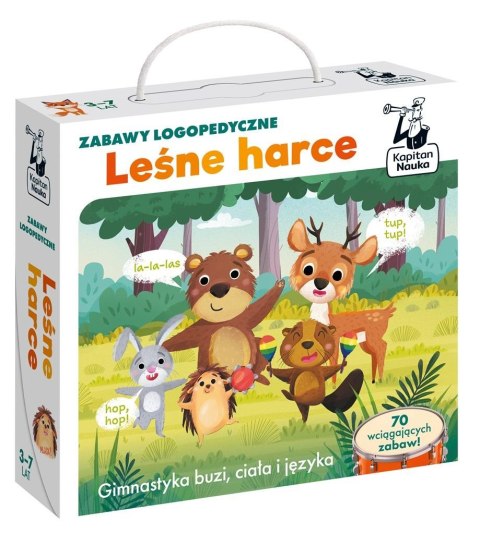 Zabawy logopedyczne. Leśne harce Zabawy logopedyczne. Leśne harce