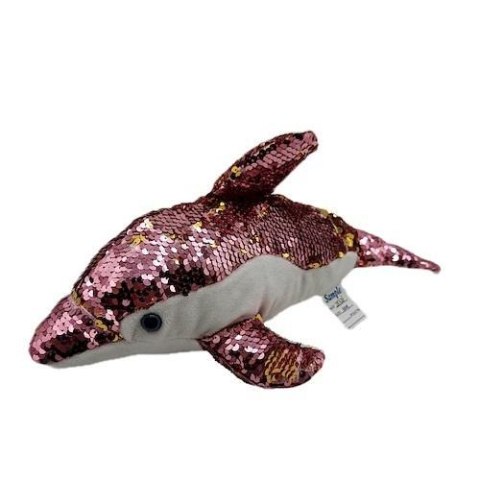 Delfin cekiny różowy Delfin cekiny różowy