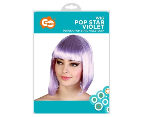 Peruka Pop star fioletowa Peruka Pop star fioletowa