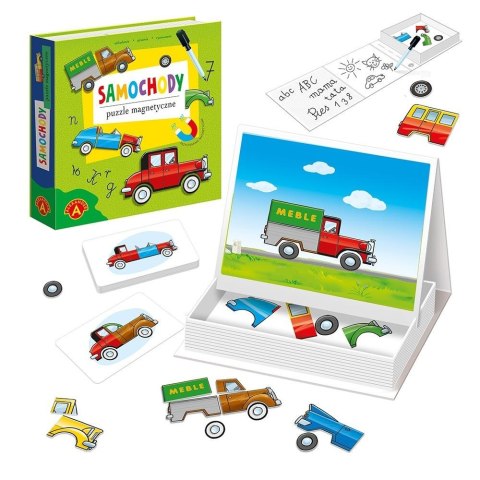 Puzzle magnetyczne Samochody ALEX Puzzle magnetyczne Samochody ALEX