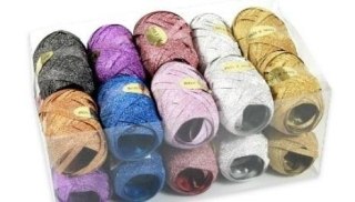 Wstążka kokon glitter 5mmx10m (20szt)
