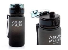 Bidon Aqua Pure 400ml grey/black ASTRA Bidon Aqua Pure 400ml grey/black ASTRA