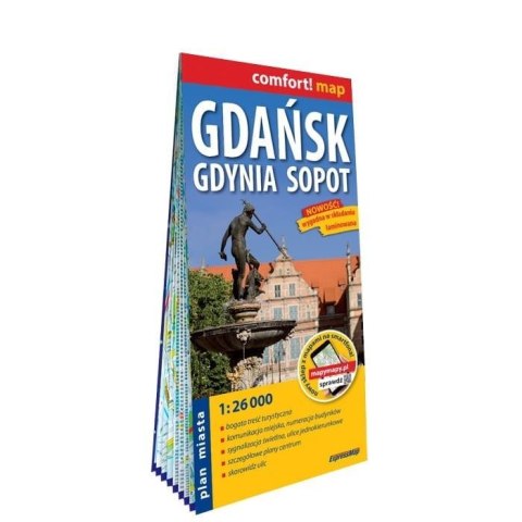 Comfort! map Gdańsk Gdynia Sopott plan miasta Comfort! map Gdańsk Gdynia Sopott plan miasta