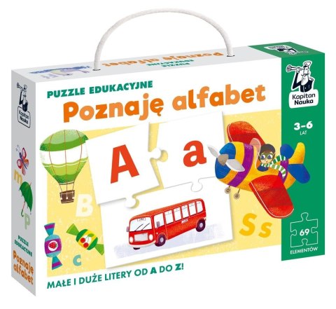 Kapitan nauka Puzzle edukacyjne Alfabet 3-6 lat Kapitan nauka Puzzle edukacyjne Alfabet 3-6 lat