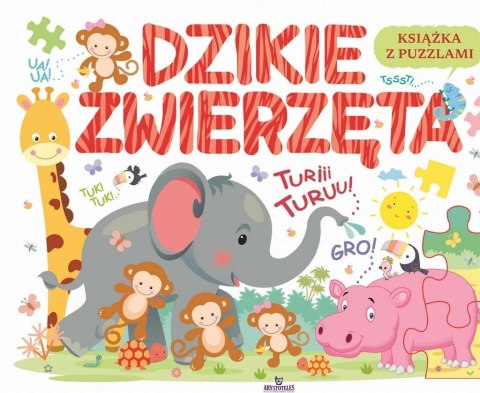 Książka edukacyjna z puzzlami. Dzikie zwierzęta Książka edukacyjna z puzzlami. Dzikie zwierzęta