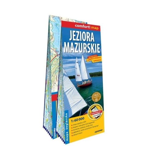 Comfort!map Jeziora Mazurskie 1: 60 000 lam w.2023 Comfort!map Jeziora Mazurskie 1: 60 000 lam w.2023