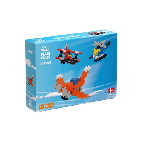 Klocki Plus-Plus Basic Zestaw Z Samolotami 170el Klocki Plus-Plus Basic Zestaw Z Samolotami 170el