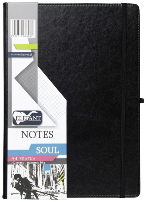 Notes A4 Soul kratka czarny Notes A4 Soul kratka czarny