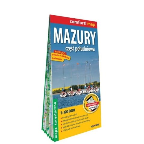 Comfort!map Mazury. Część południowa 1:60 000 Comfort!map Mazury. Część południowa 1:60 000