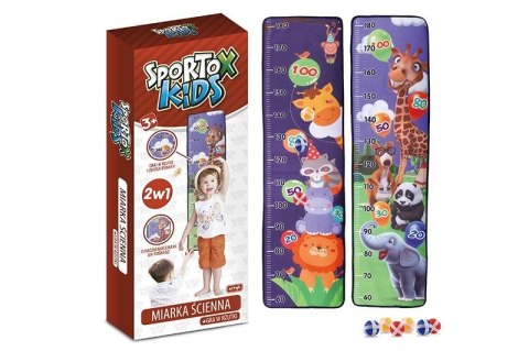 Miarka ścienna + gra w rzutki 2 w 1 Sportox Kids Miarka ścienna + gra w rzutki 2 w 1 Sportox Kids