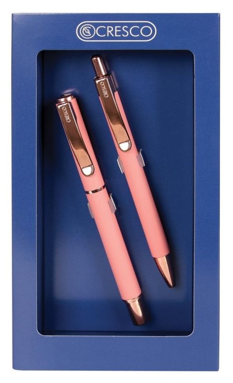 Pióro + długopis Master w etui GB różowy Pióro + długopis Master w etui GB różowy